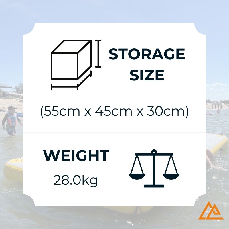 Bartlett Deck Extender Pontoon Storage Size and Weight Image