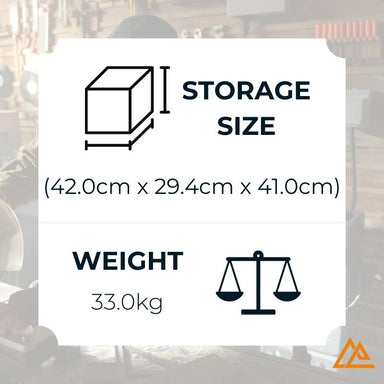 Bluetti AC240P Storage Size and Weight Image