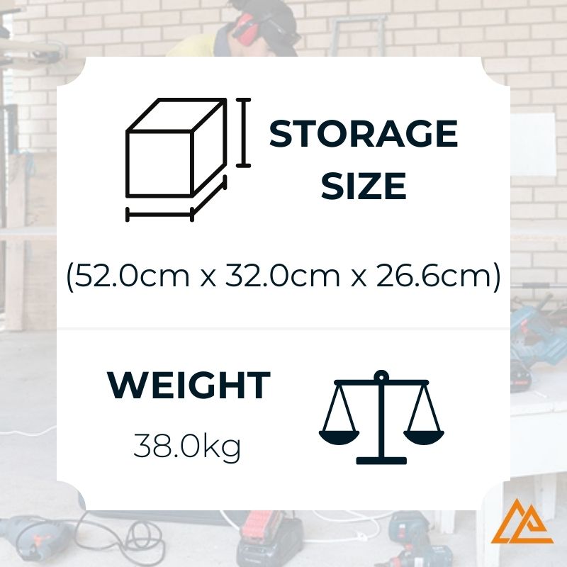 Bluetti B300S Storage Size and Weight Image